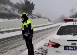 В Краснодарском крае закрыли одно из направлений для движения грузовиков