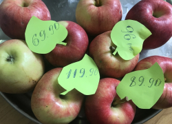 Яблоки в Анапе вкусные, но дорогие - спасу нет!
