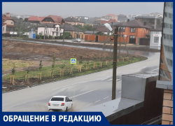 Новая дорога на улице Ленина в Анапе превратила в кошмар жизнь жителей дома №202
