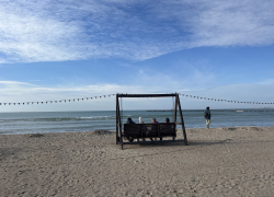 Февральские окна: в Анапе тепло и немного ветрено