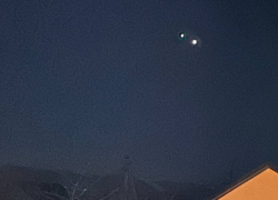 Накануне ночью в небе Анапы можно было увидеть сближение Венеры и Юпитера 