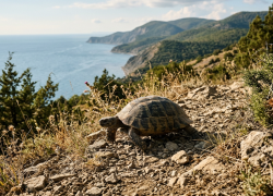 Черепаха Никольского в Анапе: редкий символ природы Черноморского побережья
