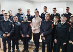 Кадетам устроили экскурсию на пожарно-техническую выставку в Анапе