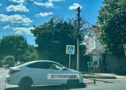 Самокатчика сбили в центре Анапы