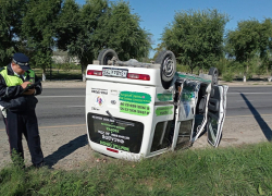 ДТП на встречке под Анапой: иномарка от удара перевернулась на крышу