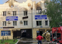 Крупный пожар в частной гостинице в Анапе потушили