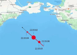 Обломки метеорита упали в Черное море недалеко от Анапы