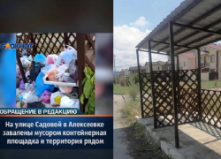 После публикации в «Блокноте» с улицы Садовой в Алексеевке внепланово вывезли мусор