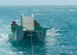 Анапчане шокированы тем, что в море унесло катамараны с людьми