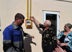 В хутор Вестник под Анапой подали газ