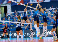 Волейбольное «Динамо-Анапа» в домашнем туре первенства России одержало три победы в четырех матчах