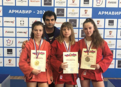 На первенстве края по самбо анапчане стали одними из лучших