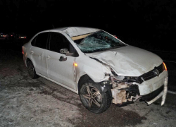 В Анапе угонщик разбил краденый автомобиль и был задержан