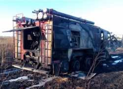 Пожар в поселке под Анапой унес с собой «жизнь» пожарной машины