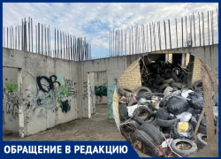Более сотни шин и жуткая антисанитария рядом со школой: анапчанка бьёт тревогу