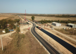 На трассе с Северным обходом Анапы строят новый четырехполосный мост 