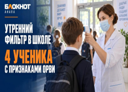 «Утренний фильтр» в школах Анапы: у четырёх детей выявили признаки ОРВИ