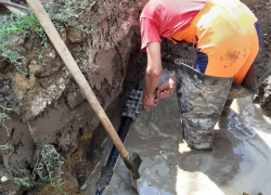 Ремонт водопровода в селе Супсех завершён без ограничений водоснабжения