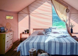 Анапа заняла второе место в топ популярных направлений для отдыха в глэмпингах и кемпингах