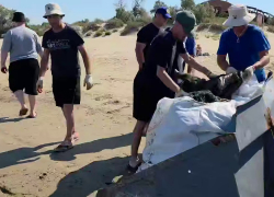 Новые выбросы мазута в Анапе 