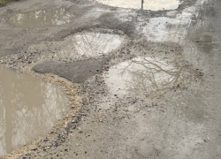 Жительница Анапы пожаловалась на состояние улицы Красной в Усатовой Балке