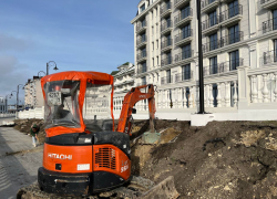 Новая набережная в Анапе «сползает»