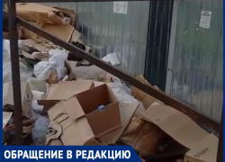 В ЖК «Горгиппия-2» устроили помойку прямо возле мусорных контейнеров