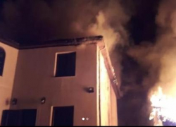 Пожар полностью уничтожил деревянный дом недалеко от Анапы, в станице Раевской