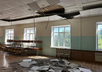 В анапской школе №2 рухнул потолок – перекрытия старые