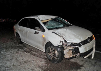 В Анапе угонщик разбил краденый автомобиль и был задержан