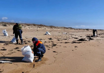 В Анапе и Темрюкском районе ликвидируют точечные выбросы нефтепродуктов