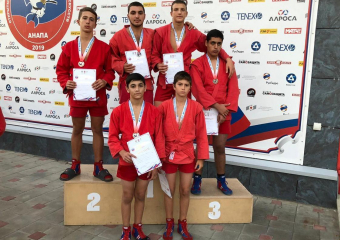 На Всероссийских играх по самбо анапчане выложились на все сто