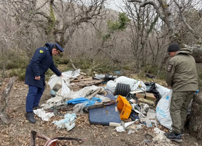 В заповеднике «Утриш» под Анапой выявили свалки и незаконные постройки