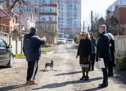 Глава Анапы проверила ремонт дорог в Алексеевке и осталась недовольна работой подрядчиков