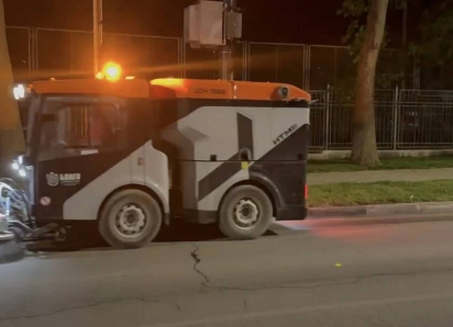 В Анапе улицы начали убирать по ночам