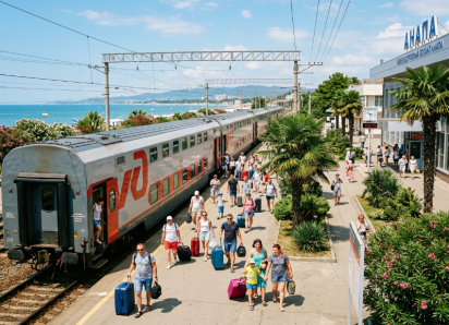РЖД увеличили количество поездов в Анапу на лето 2026: как изменится поездное сообщение
