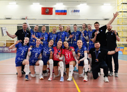 «Динамо-Анапа» завоевало бронзу чемпионата России по волейболу
