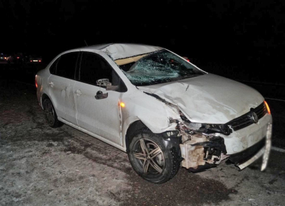 В Анапе угонщик разбил краденый автомобиль и был задержан