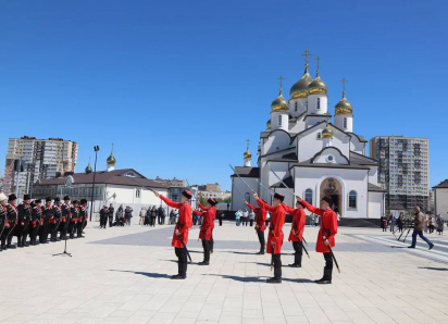 В Анапе отметили День реабилитации кубанского казачества