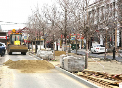 Благоустройство аллеи на Терской в Анапе планируют завершить весной