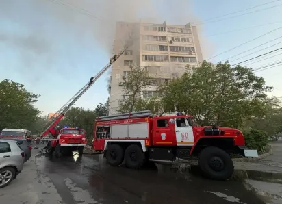 Пожар в жилом доме Анапы привел к эвакуации десятков жителей