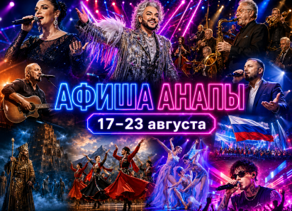 Куда сходить в Анапе с 17 по 23 августа: концерты, спектакли и праздничные программы