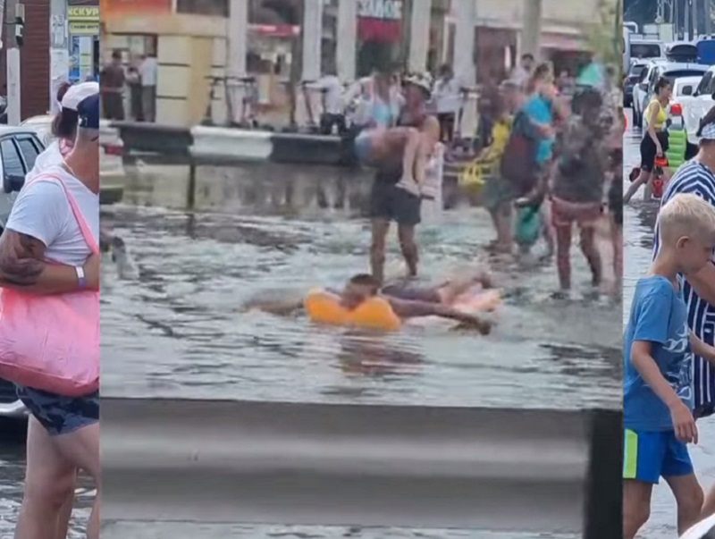 «Паралия» утонула – туристы плавают на матрасах
