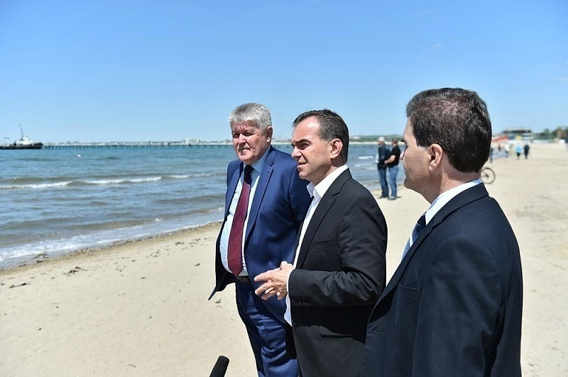 Губернатор Кубани раскритиковал центральный пляж Анапы