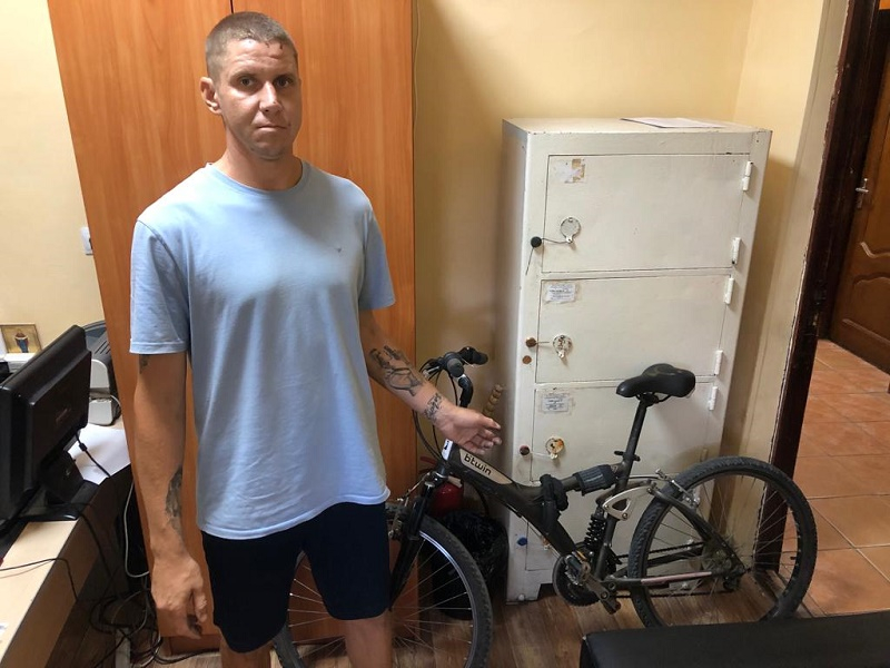 Анапчанин украл у женщины велосипед и был задержан полицией
