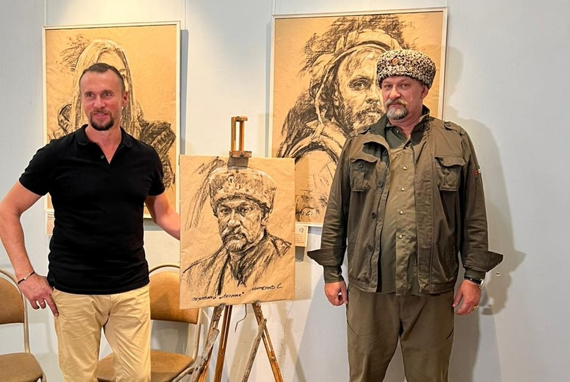 Портрет анапского атамана показали на выставке в Москве