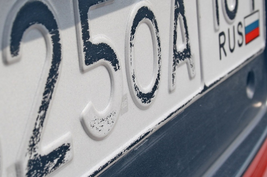 Анапчанин рассказал что делать, если номера на машине стерлись