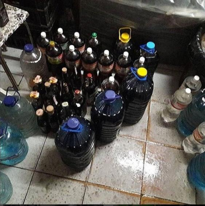 55 литров спиртного изъяли анапские полицейские в Витязево
