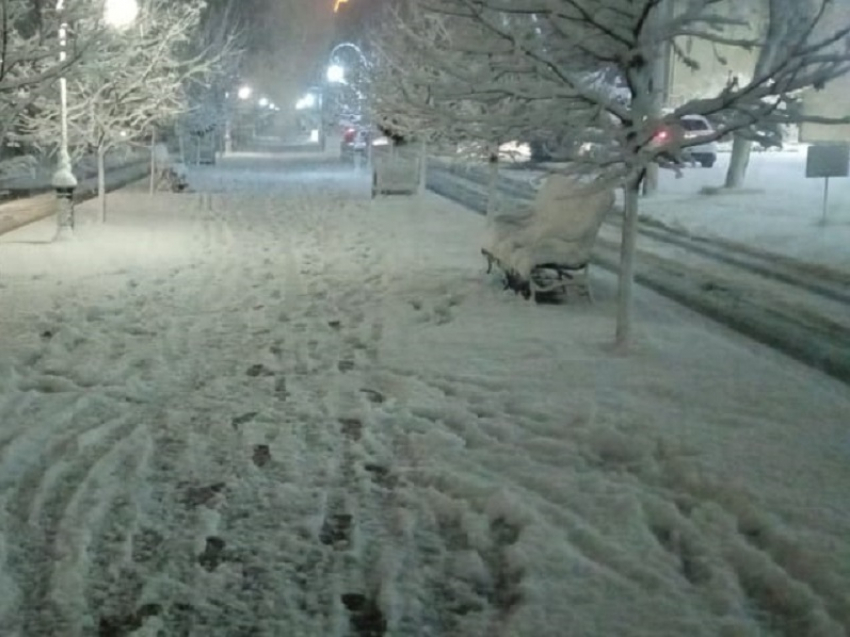 Во Всемирный день снега в Анапе опять ожидается снегопад
