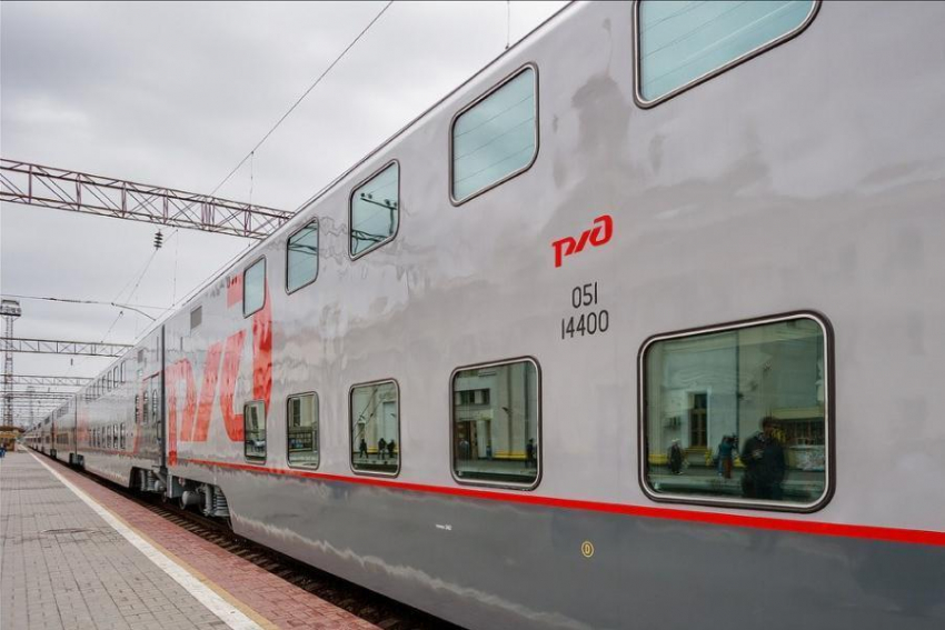 Из Москвы в Анапу запустили первый двухэтажный поезд